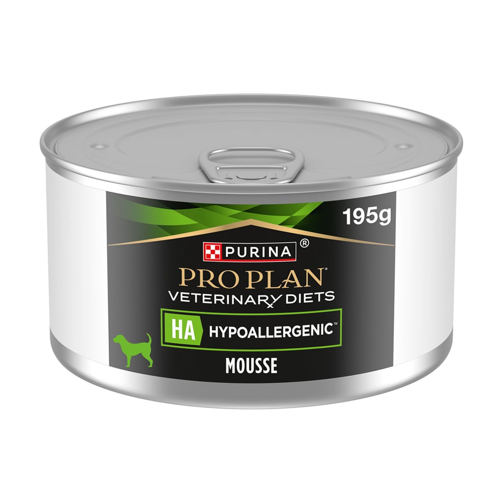 Уцінка! Вологий корм для цуценят та дорослих собак Pro Plan Veterinary Diets HA Hypoallergenic для зниження ознак непереносимості, мус, 195 г