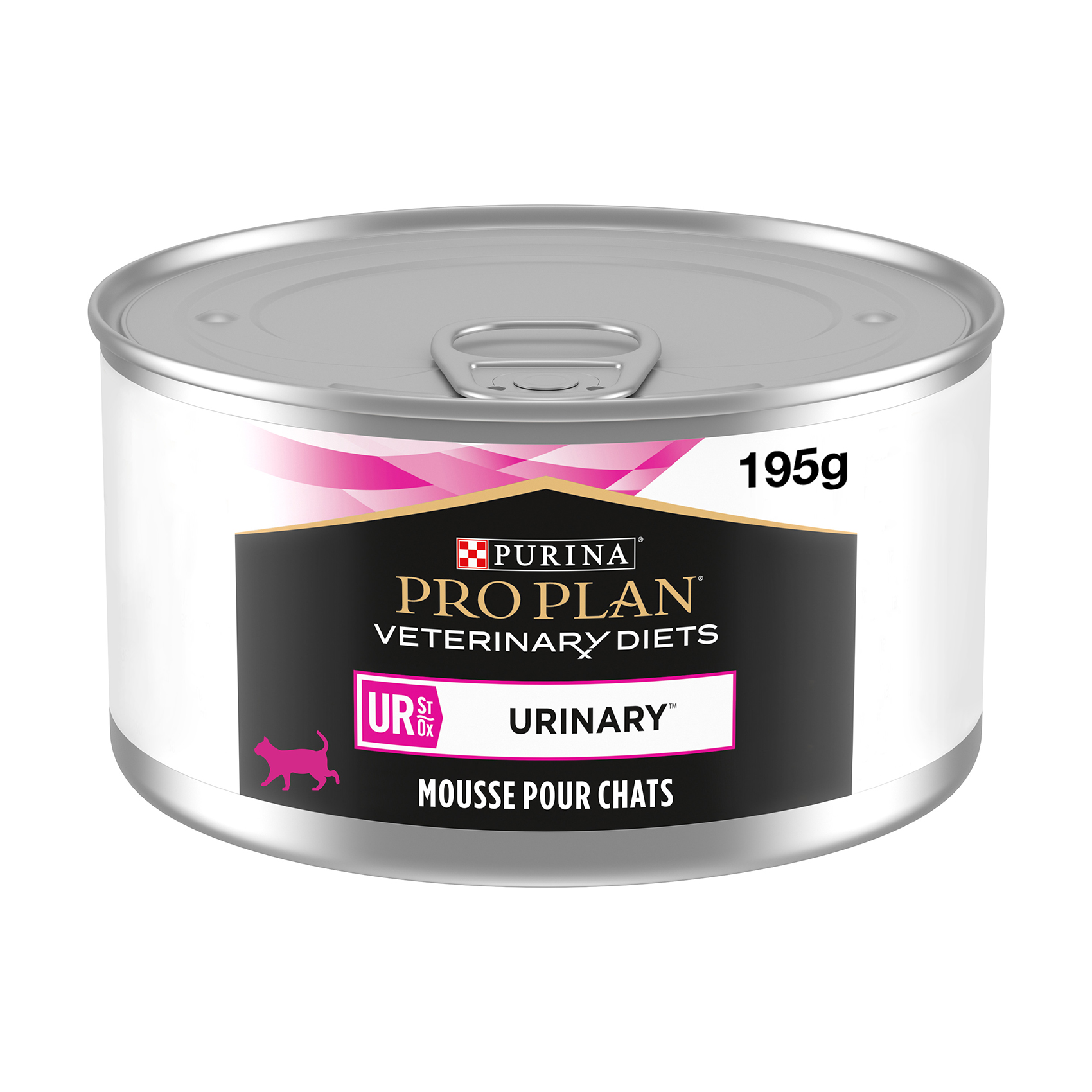 Вологий корм для дорослих котів Pro Plan Veterinary Diets UR ST/OX Urinary для розчинення та зниження утворення каменів, мус, 195 г